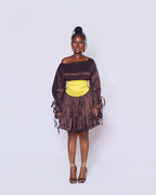 ARYA DRESS - MOCHA SUN