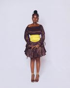 ARYA DRESS - MOCHA SUN